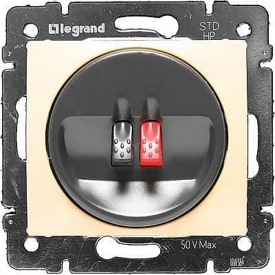 Акустическая розетка Legrand Valena 774123 (слоновая кость)