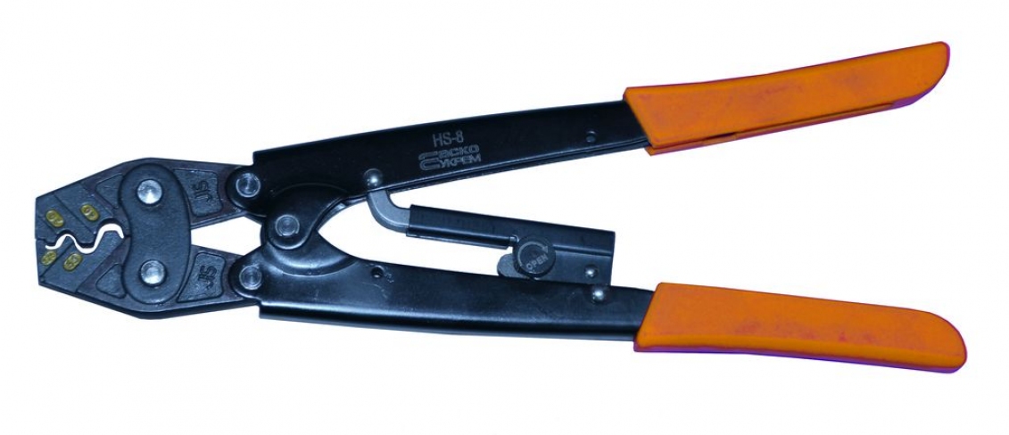 Прес-кліщі механічні HS-8 для обтиску наконечників та гільз 1,25-8 мм²