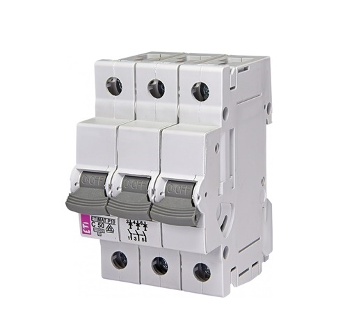 Автоматичний вимикач ETIMAT P10 3p C 50A (10 kA), ETI (Словенія) 275031105