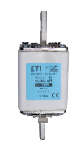 Запобіжник  M1UQ02/250A/690V aR (200 kA), 4743219, ETI