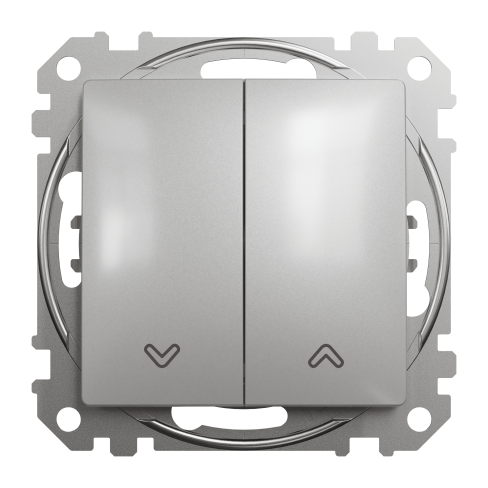 Вимикач для жалюзі Алюміній Sedna Design Schneider Electric SDD113104