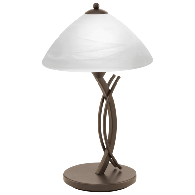 Настольная лампа/1 60W E27 темный коричневий 