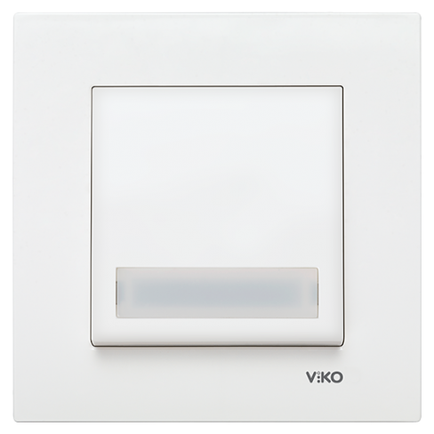 Кнопка звонка с подсветкой и полем для надписи Karre Viko