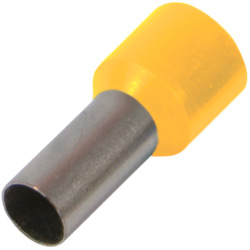 Изолированный наконечник втулочный e.terminal.stand.e1008.yellow 1,0 кв.мм, желтый (упаковка)