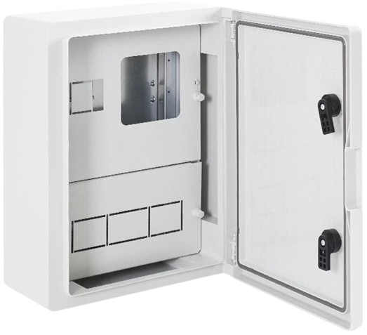 Шкаф ударопрочный из ABS-пластика для счетчика 1ф и 14 модулей (3+11 мод.), 400х300х170 (IP65), UEA