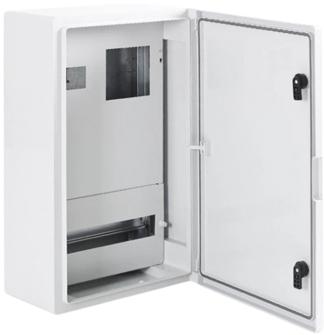 Шкаф ударопрочный из ABS-пластика для счетчика 3ф и 17 модулей (3+14 мод.), 500х350х190(IP65), UEA
