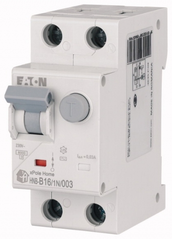Диференційний автоматичний вимикач HNB-B16/1N/003 Eaton | Moeller, 195121