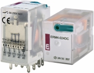 Реле електромеханическое ERM4-024DC 4p