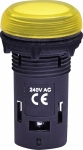 Лампа сигнальная LED матовая ECLI-240A-Y 240V AC (желтая)