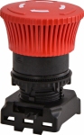 Кнопка-модуль грибок EGM-T-R (відключення поворотом, червона)