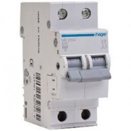 Автоматичний вимикач HAGER NRN200 2p 0,5A, х-ка C, 25кА