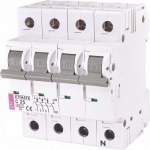 Автоматичний вимикач ETIMAT 6 3p+N C 25А (6 kA), ETI (Словенія) 2146518
