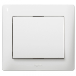 Кнопка для вимикача одноклавішного Legrand Galea Life 777010 (біла)