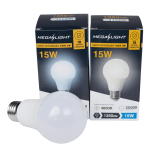 Світлодіодна лампа А60 15W 6500K E27 170-265V MEGALIGHT