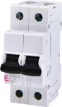 Автоматический выключатель ETIMAT S4 2p C 10A (4,5 kA), ETI