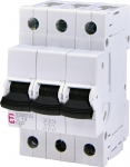 Автоматический выключатель ETIMAT S4 3p C 10A (4,5 kA), ETI