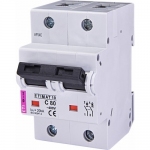 Автоматический выключатель ETIMAT 10 2р C 80А (20 kA), ETI (Словения) 2133731