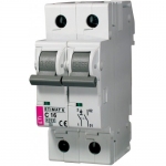 Автоматичний вимикач ETIMAT 6 1p+N C 6А (6 kA), ETI (Словенія) 2142512