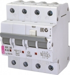 Дифференциальный автоматический выключатель KZS-4M 3p+N B 32/0,03 тип AC (6kA) 2174007 ETI