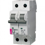 Автоматичний вимикач ETIMAT 6 1p+N C 2А (6 kA), ETI (Словенія) 2142508