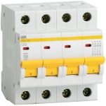 Автоматический выключатель ВА 47-29 4P 1A 4,5кА х-ка B IEK, MVA21-4-001-B