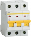 Автоматичний вимикач ВА 47-29 3P 16A 4.5кА х-ка C IEK, MVA20-3-016-C
