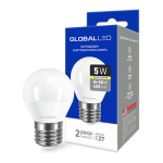 Декоративная лампа LED лампа GLOBAL G45 F 5W мягкий свет 220V E27 AP (1-GBL-141) (NEW)