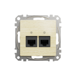 Розетка двойная телефонная Legrand Valena 774339 (слоновая кость)