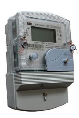 Счетчик электроэнергии NIK 2104 AP2T.1000.C.11 однофазный 5(60) А 220 В многотарифный(NIK 2100 AP2T.1000.C.11), NiK