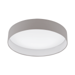 Светильник потолочный/1 24W LED белый/серый 