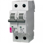 Автоматичний вимикач ETIMAT 6 1p+N C 25А (6 kA), ETI (Словенія) 2142518