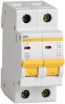 Автоматический выключатель ВА 47-29 2P 16A 4.5кА х-ка C IEK, MVA20-2-016-C