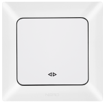 Выключатель промежуточный (перекрестный) ARAS Белый, NE-AD, 93-110-51