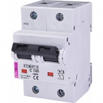 Автоматический выключатель ETIMAT 10 2р C 125А (15 kA), ETI (Словения) 2133733