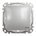 Одноклавішний перемикач IP44 Алюміній Sedna Design Schneider Electric SDD213106