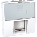 Механізм розетки RJ45 UTP 8к. кат. 5е, 2м., слонова кістка, Schneider Electric, Unica