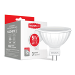 Точечная лампа LED лампа MAXUS MR16 5W мягкий свет 220V GU5.3 AP (1-LED-513) (NEW)