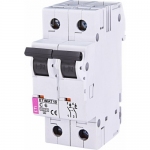 Автоматичний вимикач ETIMAT 10 2p C 4А (10 kA), ETI (Словенія) 2133710