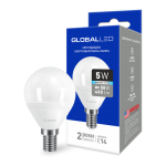 Декоративная лампа LED лампа GLOBAL G45 F 5W яркий свет 220V E14 AP (1-GBL-144) (NEW)