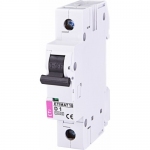 Автоматичний вимикач ETIMAT 10 1p D 1А (10 kA), ETI (Словенія) 2151704