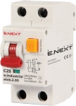 Выключатель дифференциального тока (дифавтомат) e.industrial.elcb.2.C25.30, 2р, 25А, С, 30мА