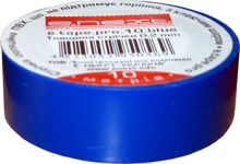 Изолента e.tape.pro.10.blue из самозатухающего ПВХ, синяя (10м), E.NEXT