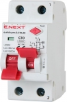Выключатель дифференциального тока (дифавтомат) e.elcb.pro.2.C10.30, 2р, 10А, C, 30мА с разделенной рукояткой