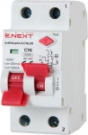 Выключатель дифференциального тока (дифавтомат) e.elcb.pro.2.C16.30, 2р, 16А, C, 30мА с разделенной рукояткой