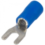 Изолированный наконечник вилочный e.terminal.stand.sv.1,25.3,2.blue 0.5-1.5 кв.мм, синий (упаковка)