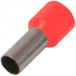 Изолированный наконечник втулочный e.terminal.stand.e0508.red 0.5 кв.мм, красный (упаковка)