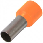 Изолированный наконечник втулочный e.terminal.stand.e0508.orange 0.5 кв.мм, оранжевый (упаковка)