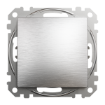 Одноклавишный переключатель  матовый алюминий Sedna Elements Schneider Electric SDD170106