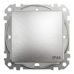 Одноклавішний перемикач IP44 Матовий алюмінійSedna Design Schneider Electric SDD270106