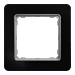 Рамка 1-постова  Штучне чорне скло Sedna Elements Schneider Electric SDD361801
